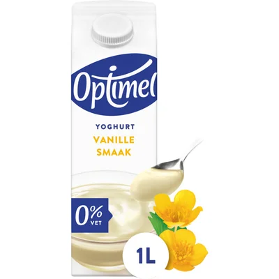 Optimel Yoghurt vanille smaak 0% vet