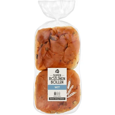 AH Extra lang lekker super rozijnenbollen