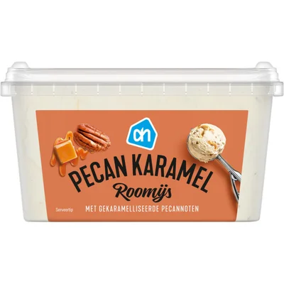AH Roomijs pecan caramel