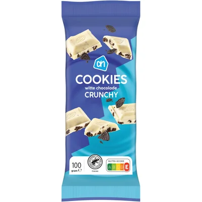AH Cookies wittechocolade