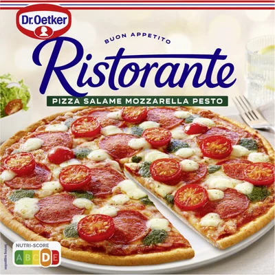 Dr. Oetker Ristorante pizza salami mozzarella pesto