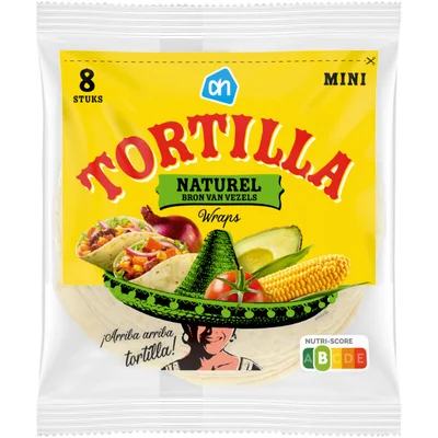 AH Tortilla naturel wraps mini