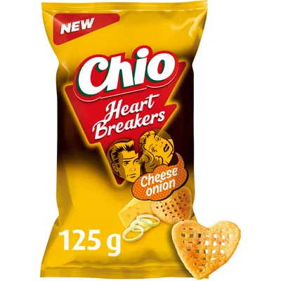 Chio Heartbreakers cheese onion