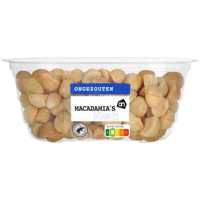 AH Ongezouten macadamia's geroosterd
