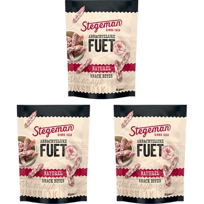 Stegeman Fuet snack bites 3-pack