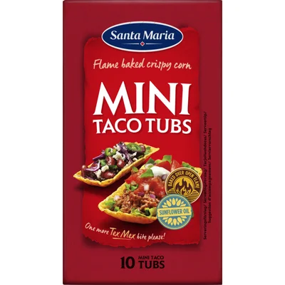 Santa Maria Mini taco tubs