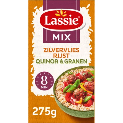 Lassie Zilvervliesrijst quinoa & granen