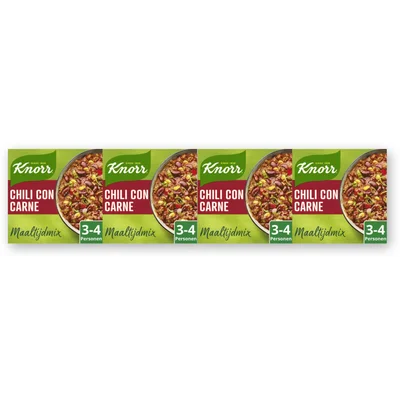Knorr Maaltijdmix chili con carne 4-pack