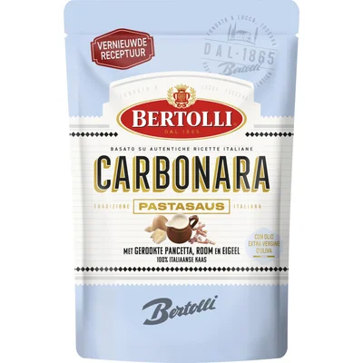 Bertolli Pastasaus in zak carbonara
