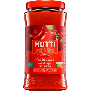 Mutti Pastasaus met chilipeper
