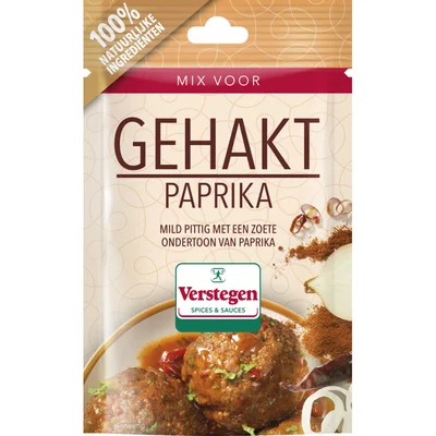 Verstegen Kruidenmix voor gehakt met paprika
