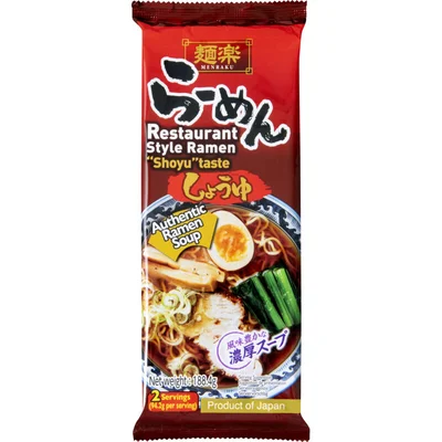 Menraku Shoyu ramen