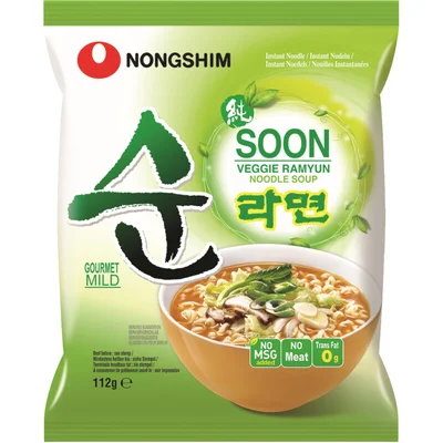 Nongshim Veggie ramen noodles