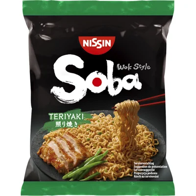 Nissin Soba teriyaki noodles