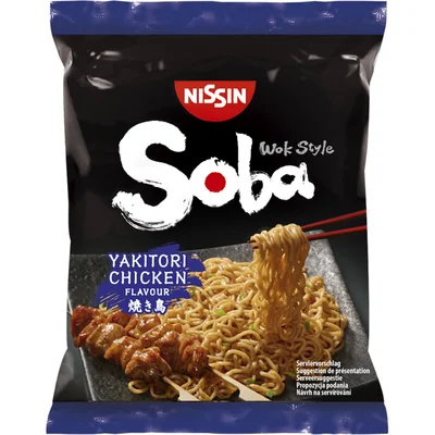 Nissin Soba yakitori chicken noodles
