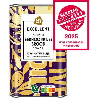 AH Excellent Olijfolie eekhoorntjesbrood smaak
