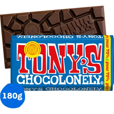 Tony's Chocolonely Reep puur 70%