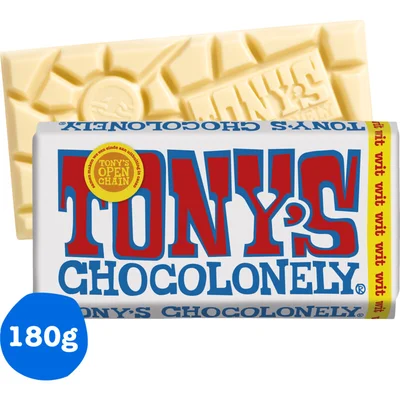 Tony's Chocolonely Reep wit