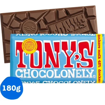 Tony's Chocolonely Reep donkere melk 42%