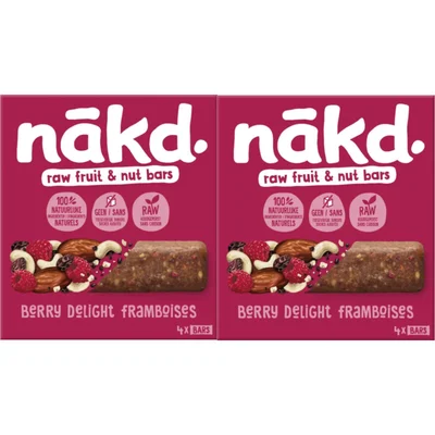 Nakd Berry delight bars 2-pack