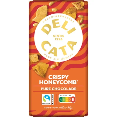 Delicata Reep honey comb pure chocolade
