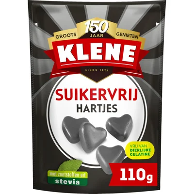 Klene Suikervrij zoethouten hartjes