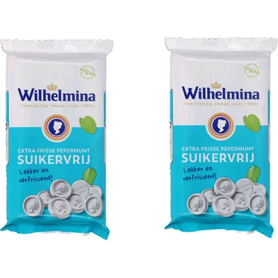 AH Pepermunt suikervrij 2-pack