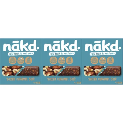 Nakd Salted caramel bars 3-pack