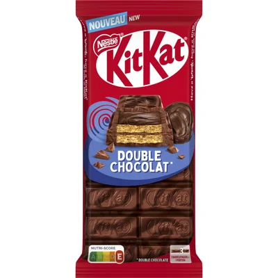 Kitkat Melkchocoladereep double chocolate