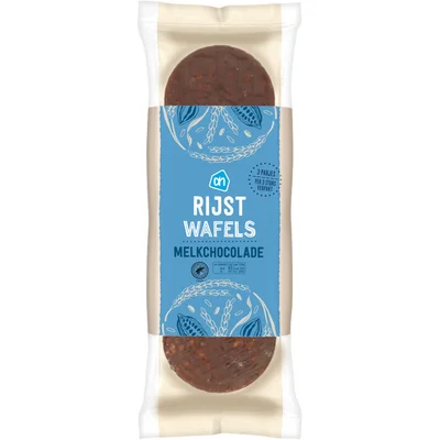 AH Rijstwafels melkchocolade