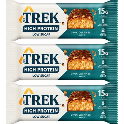 Trek High protein choc caramel 3-pack