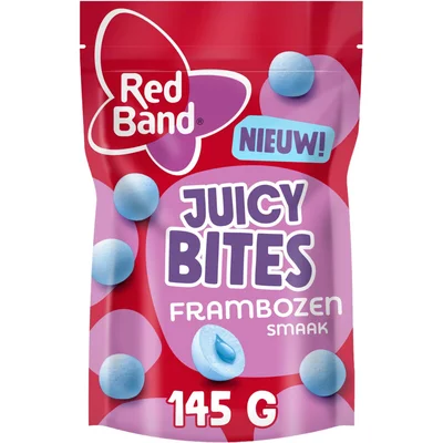 Red Band Juicy bites frambozensmaak
