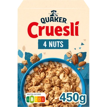 Quaker Cruesli 4 nuts