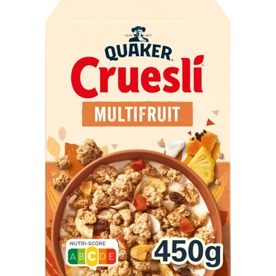 Quaker Cruesli multifruit
