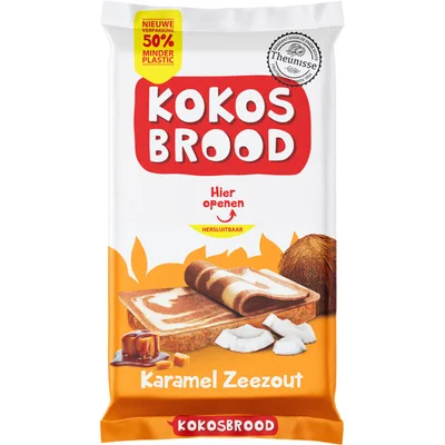 Theunisse Kokosbrood karamel zeezout