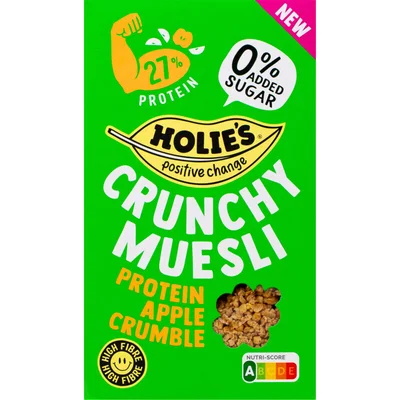 Holie's Crunchy muesli protein apple crumble