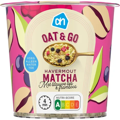 AH Oat & go matcha havermout