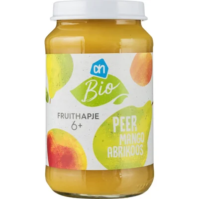 AH Biologisch Fruithapje peer mango abrikoos 6m+