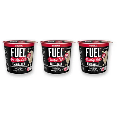 Fuel10K Porridge Oats Pot Original 3-pack