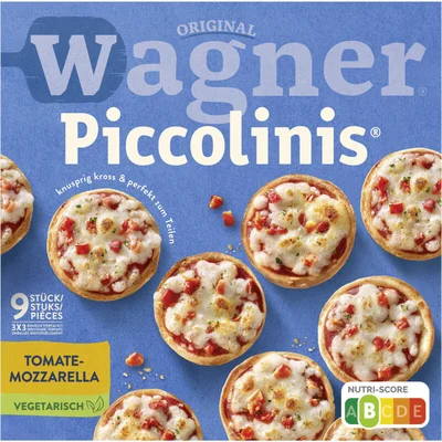 Wagner Piccolinis mini pizza tomaat mozzarella