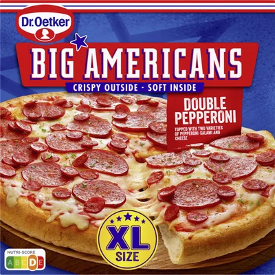 Dr. Oetker Big Americans xl pizza double pepperoni