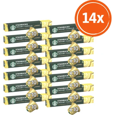 Starbucks Nespresso creamy vanilla capsule 14-pack