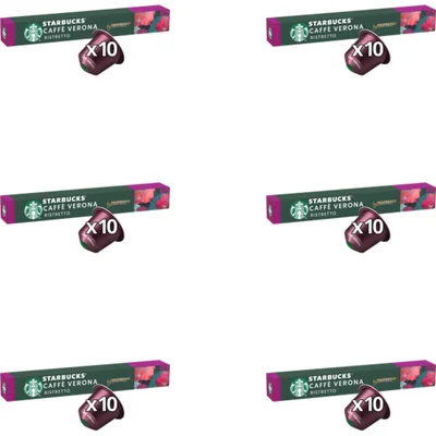 Starbucks Nespresso caffe Verona capsules 6-pack
