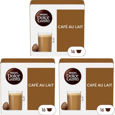 Nescafé Dolce Gusto Café Au Lait 3-pack