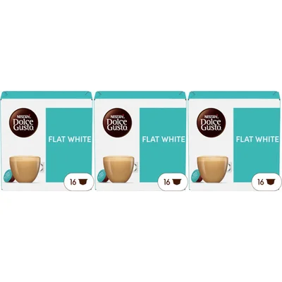 Nescafé Dolce Gusto Flat white 3-pack