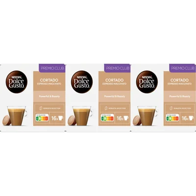 Nescafé Dolce Gusto Cortado macchiatto capsules 3-pack