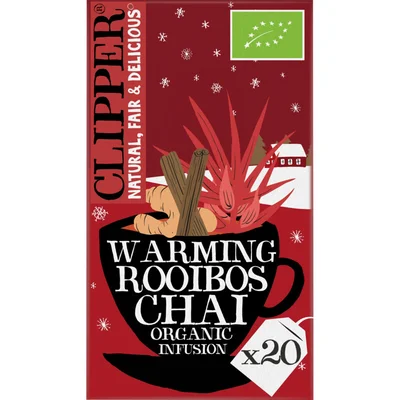 Clipper Warming rooibos chai organic infusion