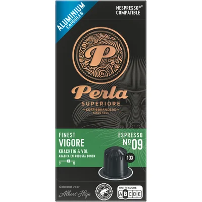 Perla Superiore Finest espresso vigore capsules