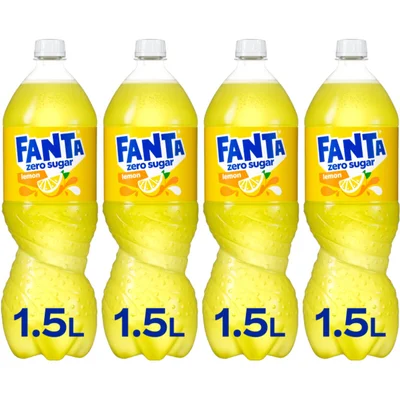 Fanta Lemon zero sugar 4-pack