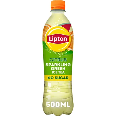 Lipton Ice tea green citrus sparkling no sugar